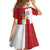 Malta Independence Day Family Matching Off Shoulder Maxi Dress and Hawaiian Shirt Flag Style with Coat of Arms