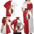 Malta Independence Day Family Matching Off Shoulder Maxi Dress and Hawaiian Shirt Flag Style with Coat of Arms