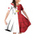 Malta Independence Day Family Matching Off Shoulder Short Dress and Hawaiian Shirt Flag Style with Coat of Arms