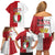 Malta Independence Day Family Matching Off Shoulder Short Dress and Hawaiian Shirt Flag Style with Coat of Arms