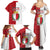 Malta Independence Day Family Matching Summer Maxi Dress and Hawaiian Shirt Flag Style with Coat of Arms