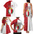 Malta Independence Day Family Matching Tank Maxi Dress and Hawaiian Shirt Flag Style with Coat of Arms