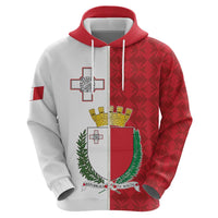 Malta Independence Day Hoodie Flag Style with Coat of Arms