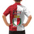 Malta Independence Day Kid Hawaiian Shirt Flag Style with Coat of Arms
