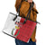 Malta Independence Day Leather Tote Bag Flag Style with Coat of Arms