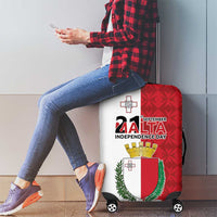 Malta Independence Day Luggage Cover Flag Style with Coat of Arms