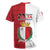 Malta Independence Day Rugby Jersey Flag Style with Coat of Arms