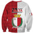 Malta Independence Day Sweatshirt Flag Style with Coat of Arms