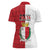 Malta Independence Day Women Polo Shirt Flag Style with Coat of Arms