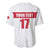 Custom Malta Rugby Baseball Jersey Maltese Cross