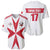Custom Malta Rugby Baseball Jersey Maltese Cross