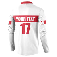 Custom Malta Rugby Button Sweatshirt Maltese Cross