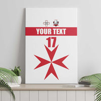 Custom Malta Rugby Canvas Wall Art Maltese Cross