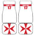 Custom Malta Rugby Car Mats Maltese Cross