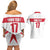 Custom Malta Rugby Couples Matching Off Shoulder Short Dress and Hawaiian Shirt Maltese Cross