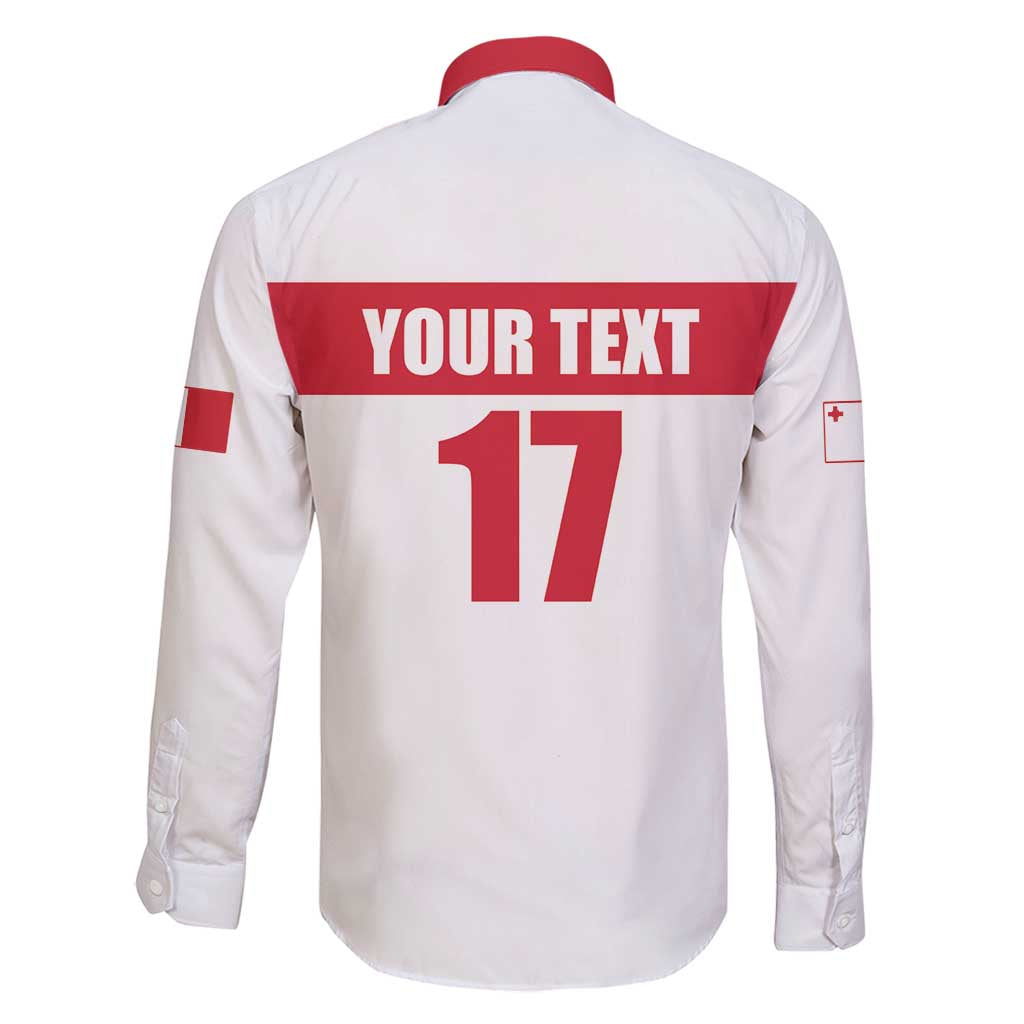 Custom Malta Rugby Family Matching Long Sleeve Bodycon Dress and Hawaiian Shirt Maltese Cross
