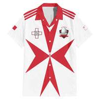 Custom Malta Rugby Family Matching Mermaid Dress and Hawaiian Shirt Maltese Cross
