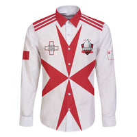 Custom Malta Rugby Family Matching Mermaid Dress and Hawaiian Shirt Maltese Cross