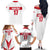 Custom Malta Rugby Family Matching Off The Shoulder Long Sleeve Dress and Hawaiian Shirt Maltese Cross