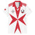 Custom Malta Rugby Family Matching Off The Shoulder Long Sleeve Dress and Hawaiian Shirt Maltese Cross