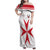 Custom Malta Rugby Family Matching Off Shoulder Maxi Dress and Hawaiian Shirt Maltese Cross