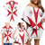 Custom Malta Rugby Family Matching Off Shoulder Short Dress and Hawaiian Shirt Maltese Cross