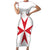 Custom Malta Rugby Family Matching Short Sleeve Bodycon Dress and Hawaiian Shirt Maltese Cross