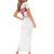 Custom Malta Rugby Family Matching Short Sleeve Bodycon Dress and Hawaiian Shirt Maltese Cross