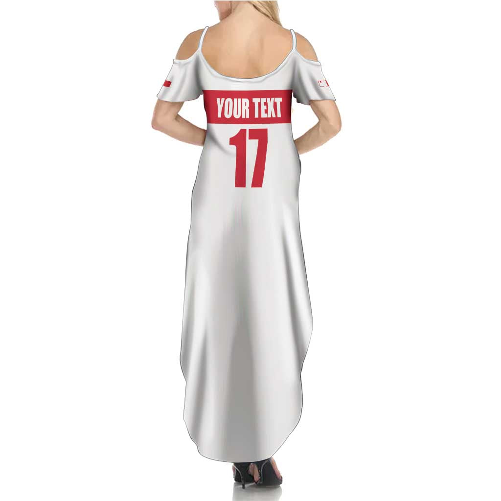Custom Malta Rugby Family Matching Summer Maxi Dress and Hawaiian Shirt Maltese Cross