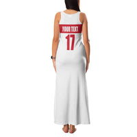 Custom Malta Rugby Family Matching Tank Maxi Dress and Hawaiian Shirt Maltese Cross