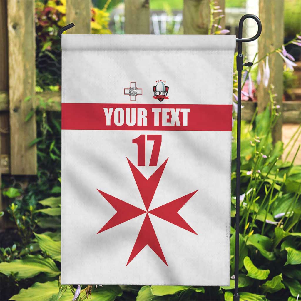Custom Malta Rugby Garden Flag Maltese Cross