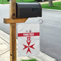 Custom Malta Rugby Garden Flag Maltese Cross