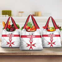 Custom Malta Rugby Grocery Bag Maltese Cross