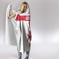 Custom Malta Rugby Hooded Blanket Maltese Cross