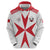 Custom Malta Rugby Hoodie Maltese Cross