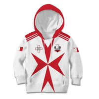 Custom Malta Rugby Kid Hoodie Maltese Cross