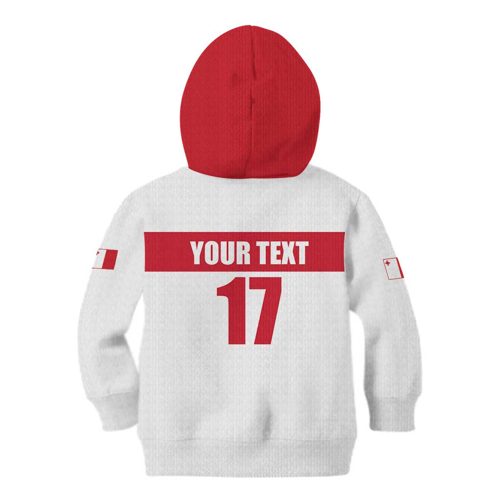 Custom Malta Rugby Kid Hoodie Maltese Cross
