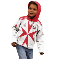 Custom Malta Rugby Kid Hoodie Maltese Cross