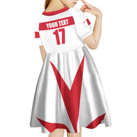 Custom Malta Rugby Kid Short Sleeve Dress Maltese Cross