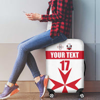 Custom Malta Rugby Luggage Cover Maltese Cross