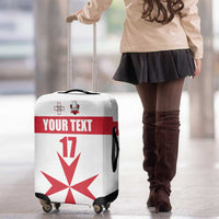 Custom Malta Rugby Luggage Cover Maltese Cross