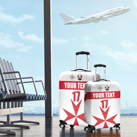 Custom Malta Rugby Luggage Cover Maltese Cross