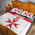 Custom Malta Rugby Quilt Bed Set Maltese Cross