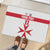 Custom Malta Rugby Rubber Doormat Maltese Cross