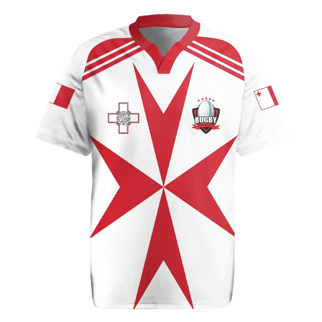 Custom Malta Rugby Rugby Jersey Maltese Cross