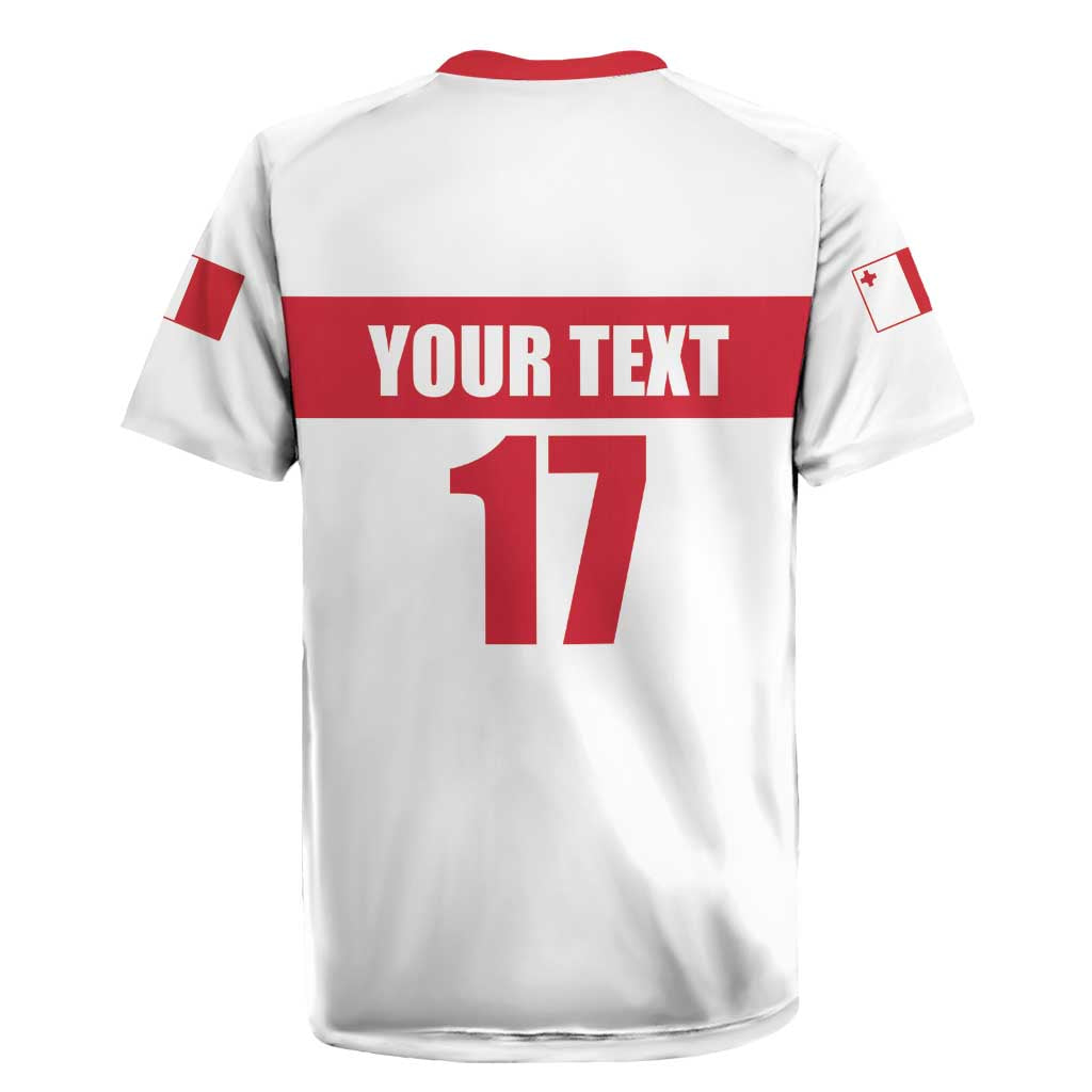 Custom Malta Rugby Rugby Jersey Maltese Cross