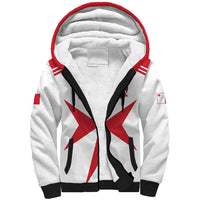 Custom Malta Rugby Sherpa Hoodie Maltese Cross