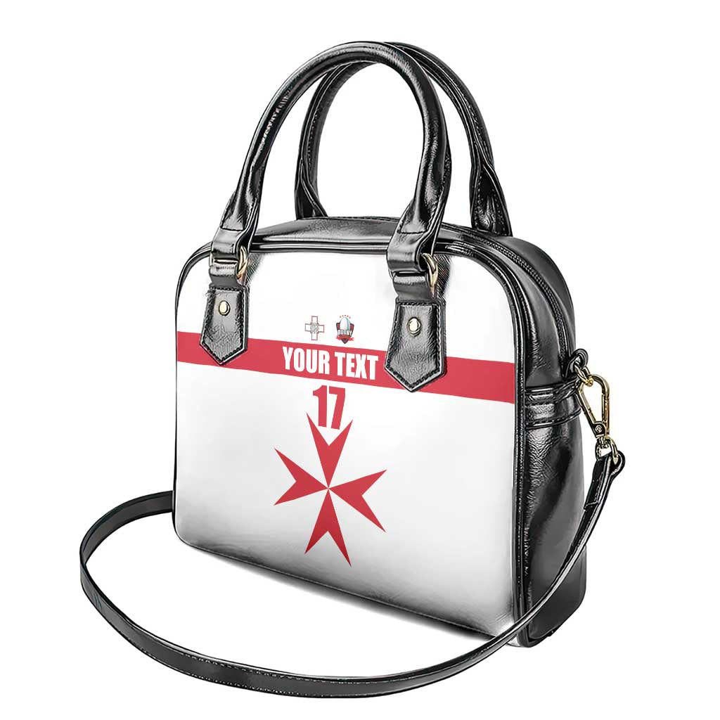 Custom Malta Rugby Shoulder Handbag Maltese Cross