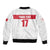 Custom Malta Rugby Sleeve Zip Bomber Jacket Maltese Cross