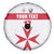 Custom Malta Rugby Spare Tire Cover Maltese Cross